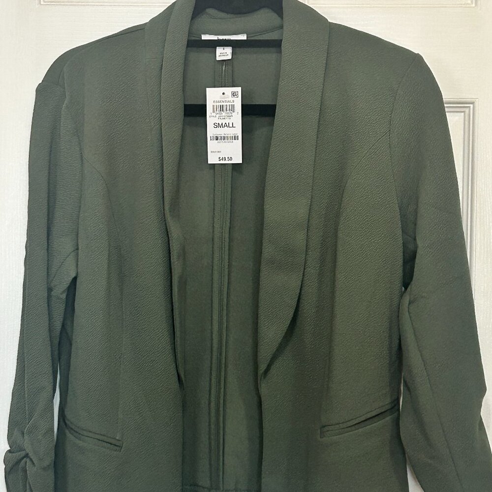 *** NEW *** 3/4 Sleeve Knit Blazer - Size Small - Picture 2 of 5